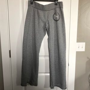 VS Pink gray flared sweats